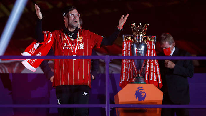 Jurgen Klopp and Liverpool won the Premier League title